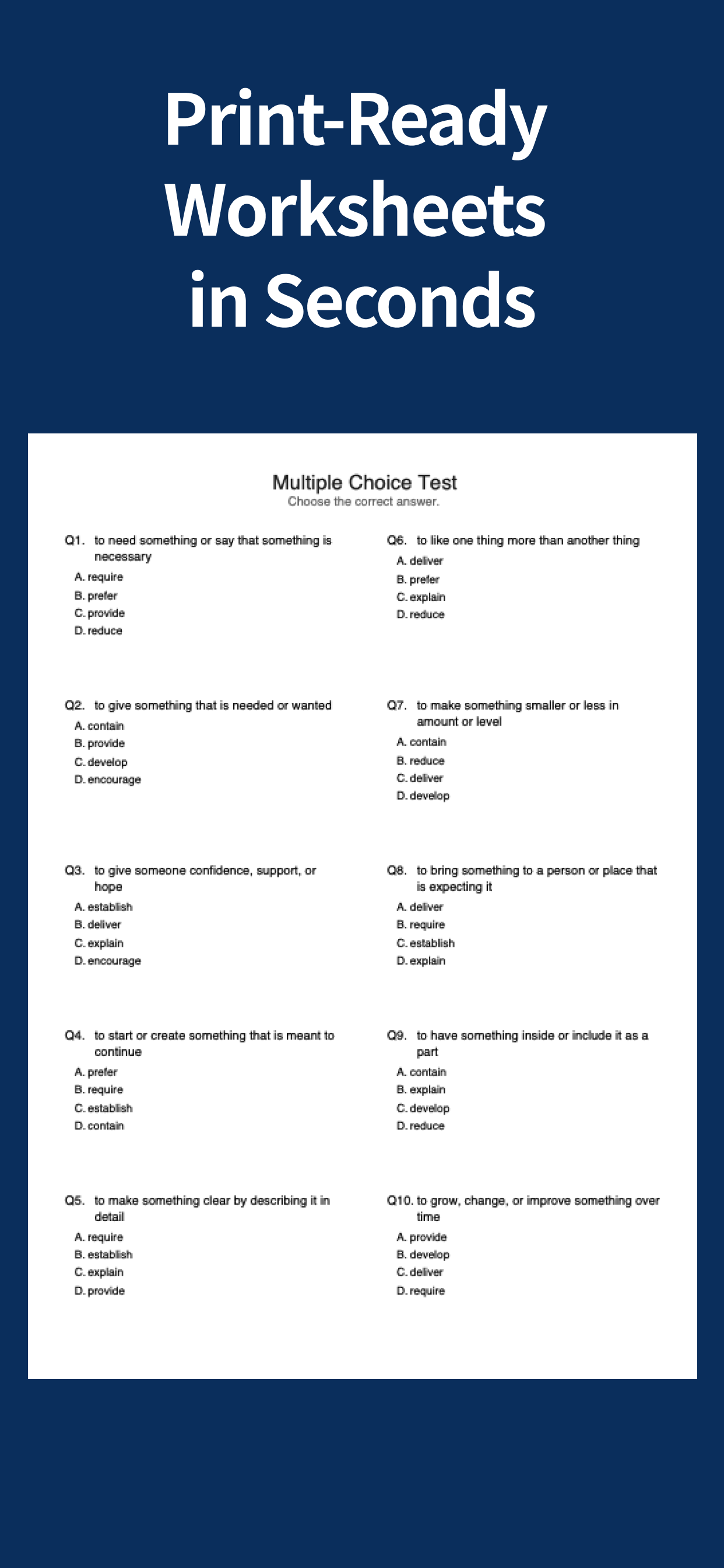 FlashPrint Worksheets screenshot 2