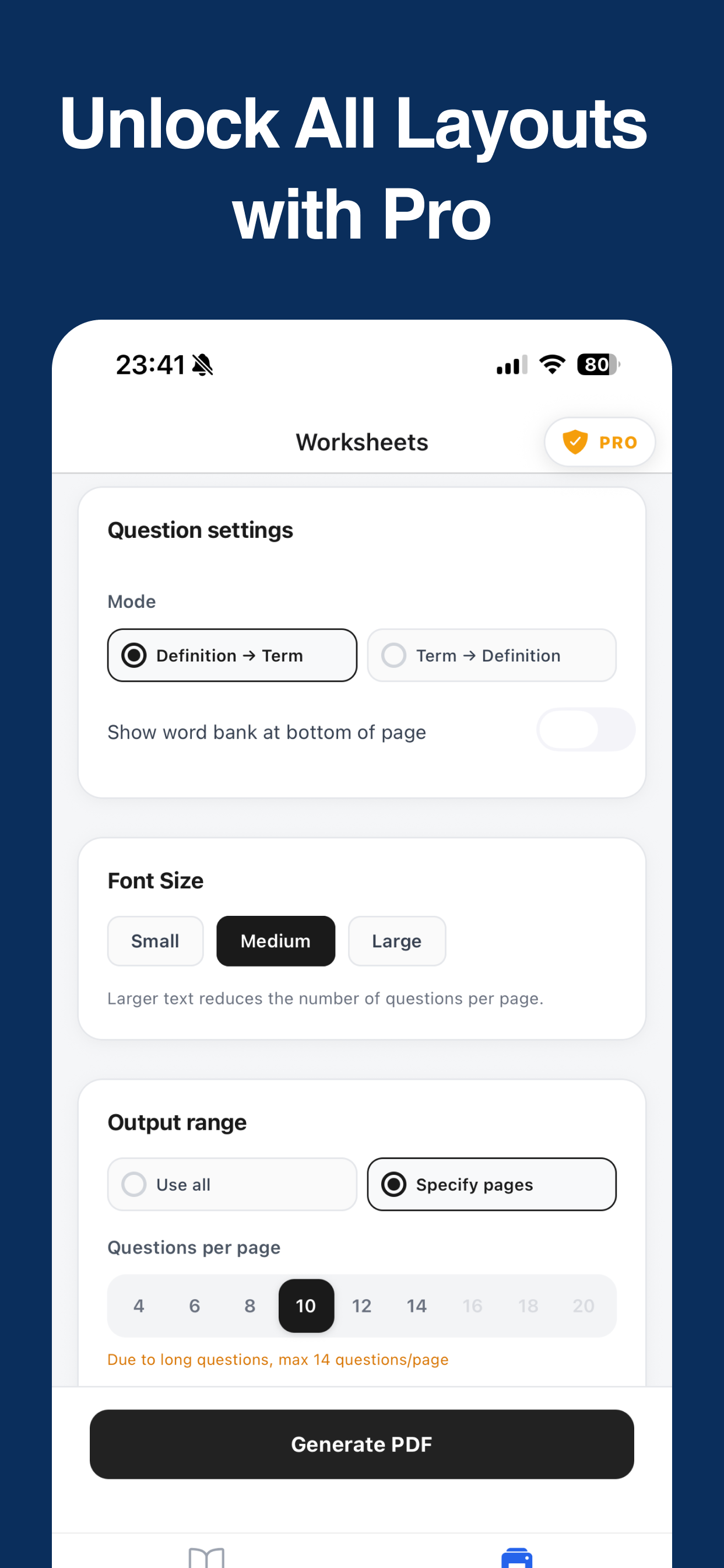 FlashPrint Worksheets screenshot 4